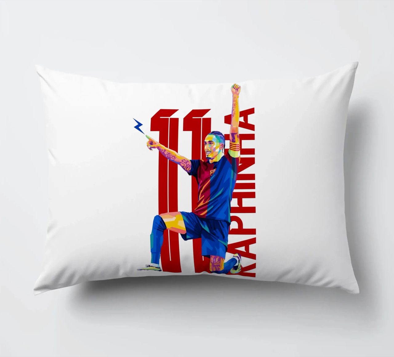 Raphinha WPAP Pop Art cuscino da WPAP MALANG