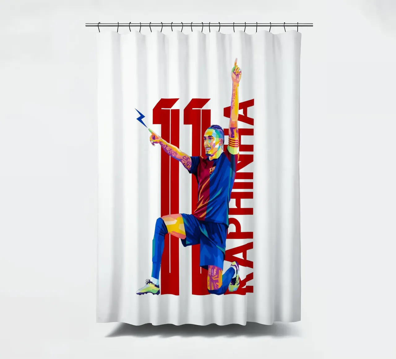Raphinha WPAP Pop Art tenda da doccia da WPAP MALANG