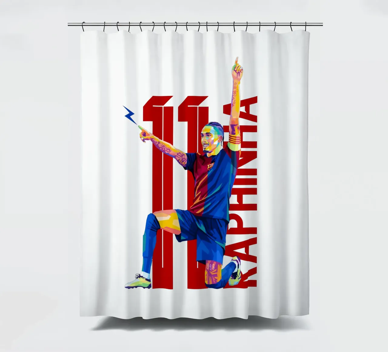 Raphinha WPAP Pop Art tenda da doccia da WPAP MALANG