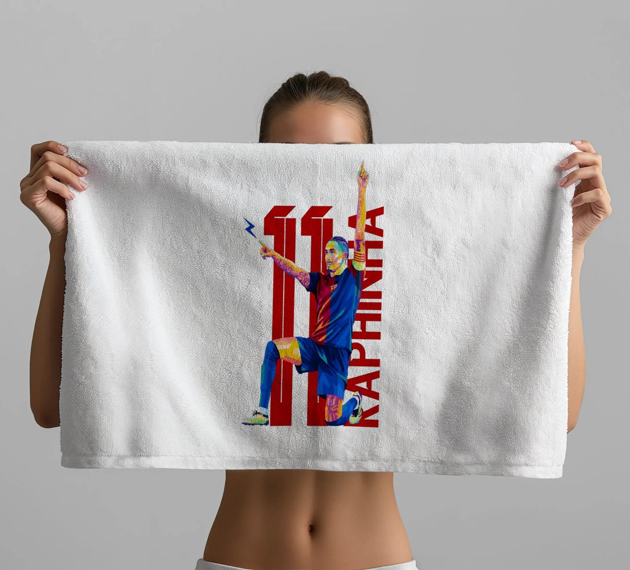 Raphinha WPAP Pop Art badhanddoek van WPAP MALANG