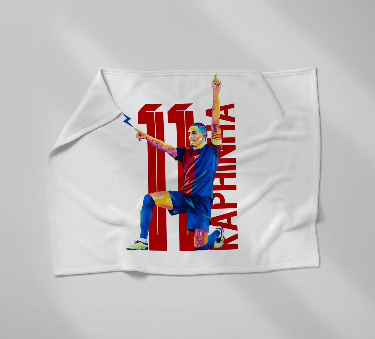 Raphinha WPAP Pop Art coperta in pile da WPAP MALANG