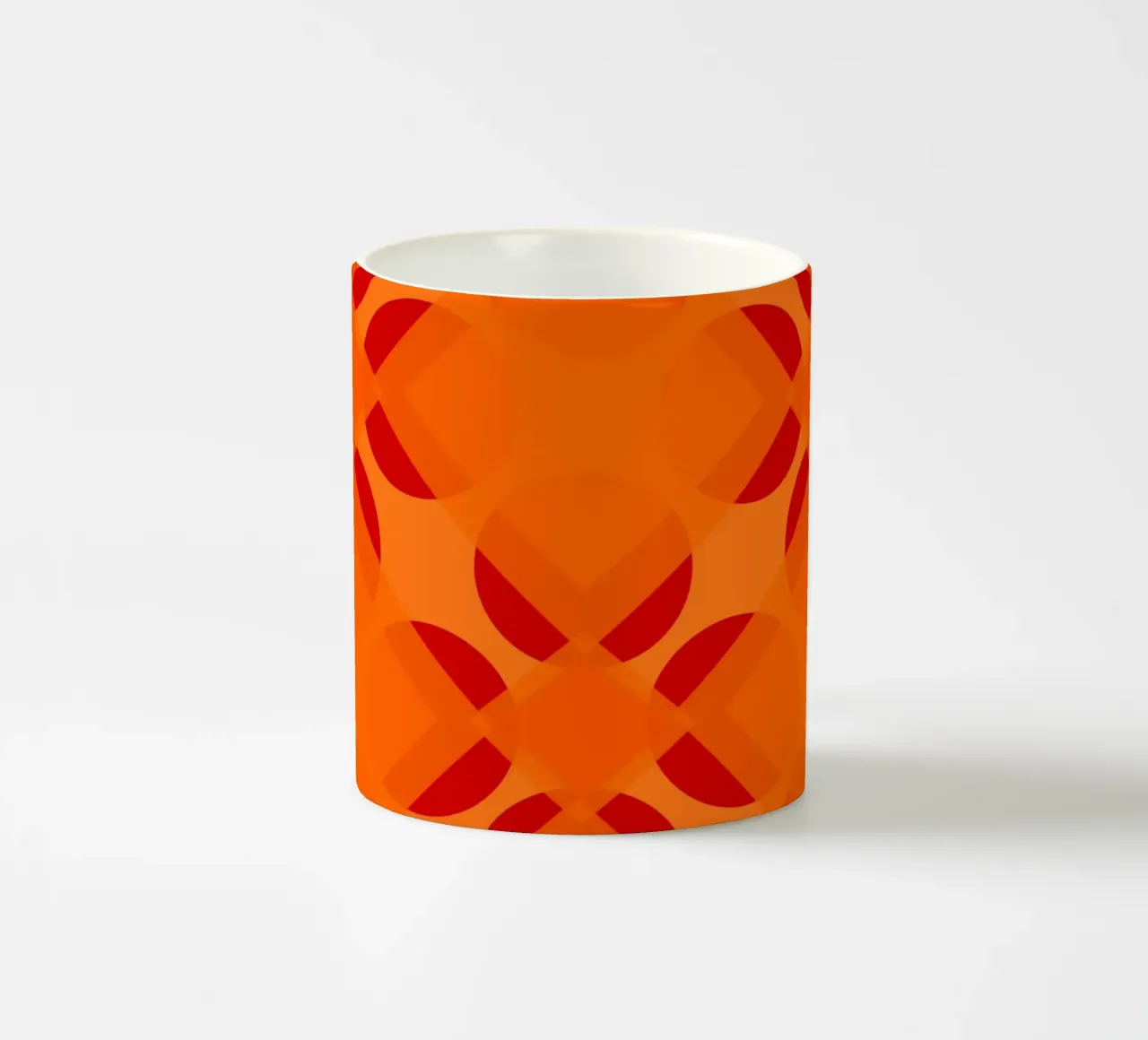 Design d'interni anni '60 tazza in ceramica da LaylaOzPatterns