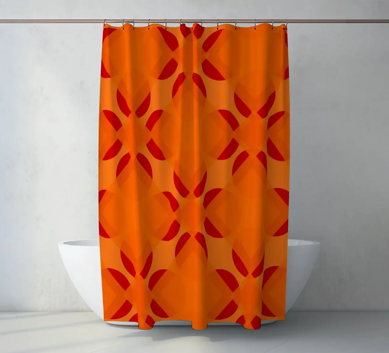 Design d'interni anni '60 tenda da doccia da LaylaOzPatterns