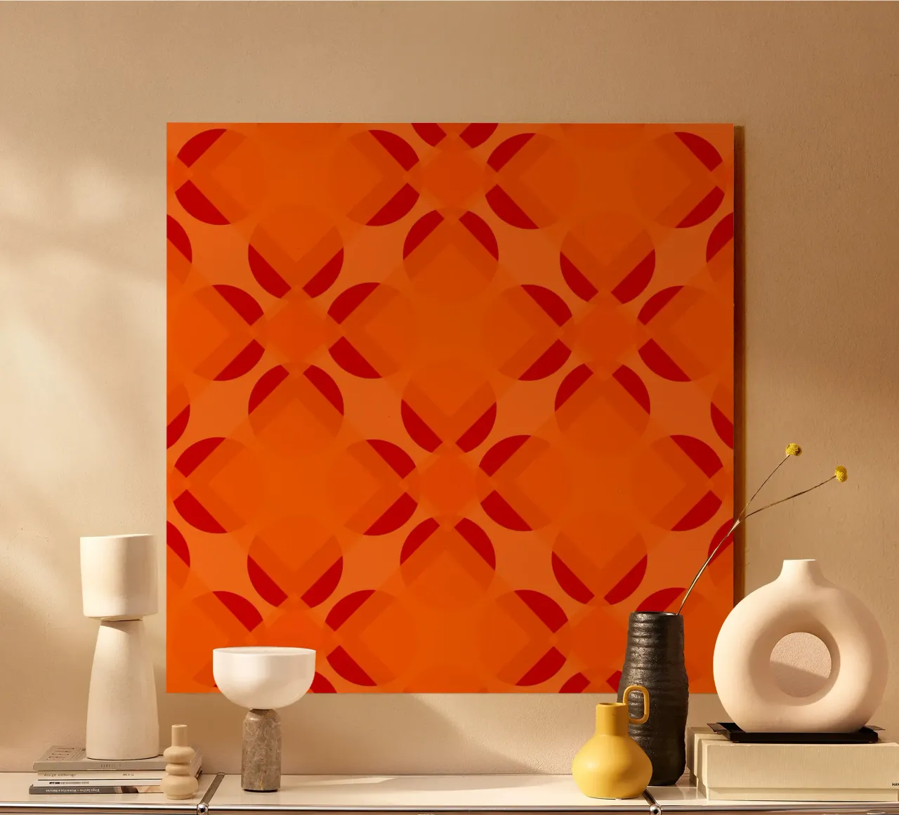 Design d'interni anni '60 alluminio dibond da LaylaOzPatterns