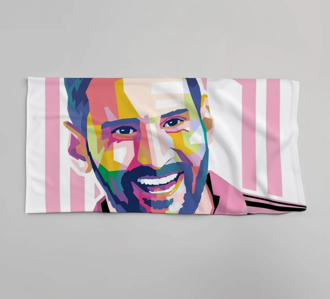 Messi Intermiami asciugamano da bagno da WPAP MALANG