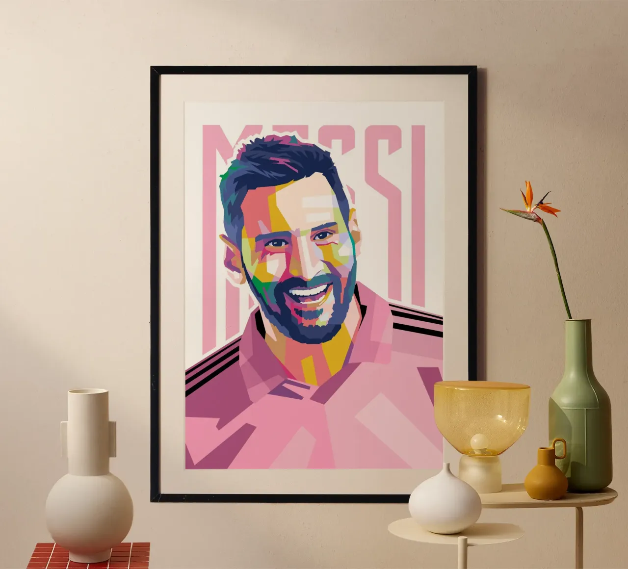 Messi Intermiami carta hahnemühle da WPAP MALANG