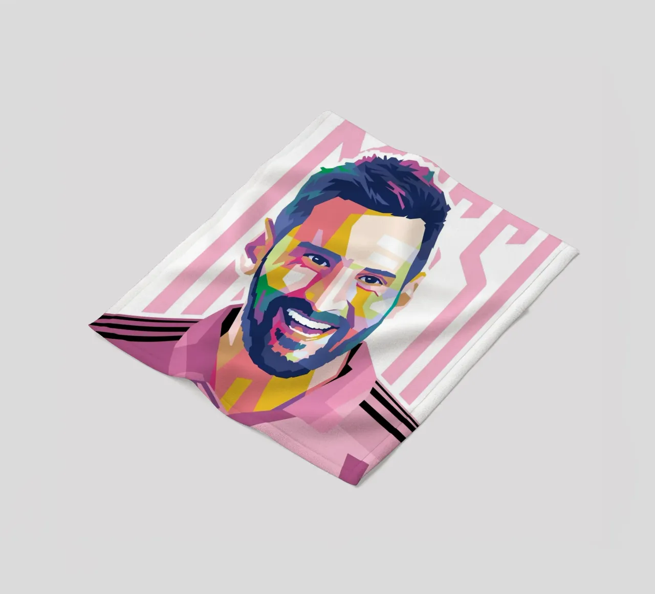 Messi Intermiami coperta in pile da WPAP MALANG