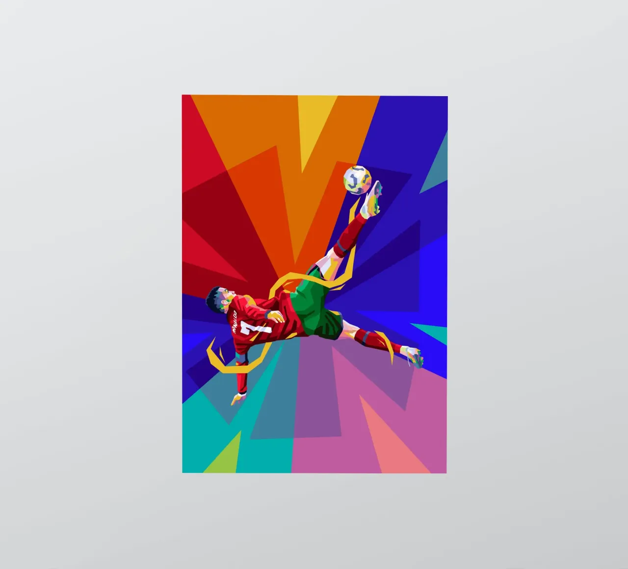 Ronaldo WPAP Sticker von WPAP MALANG