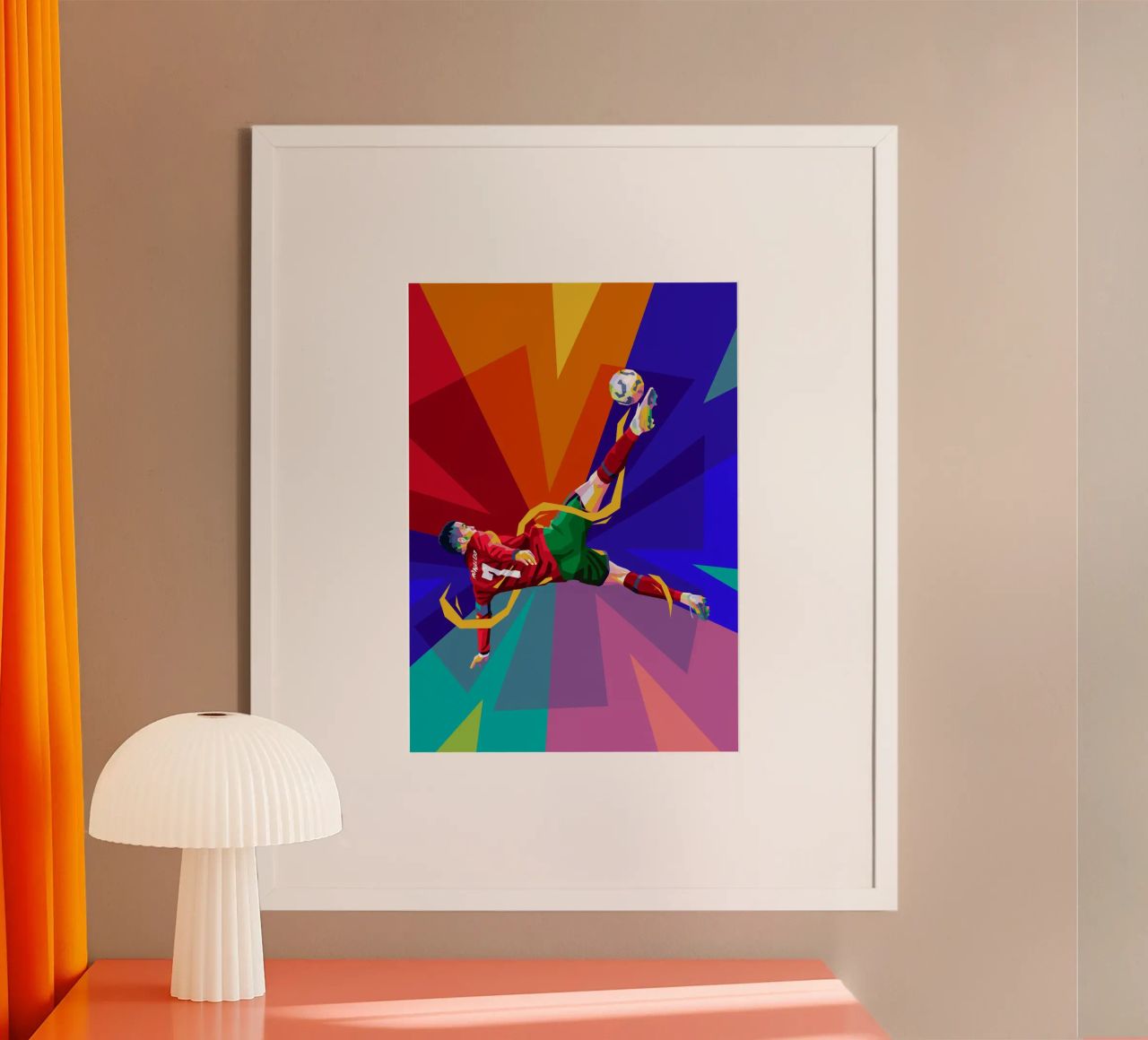 Ronaldo WPAP poster de WPAP MALANG