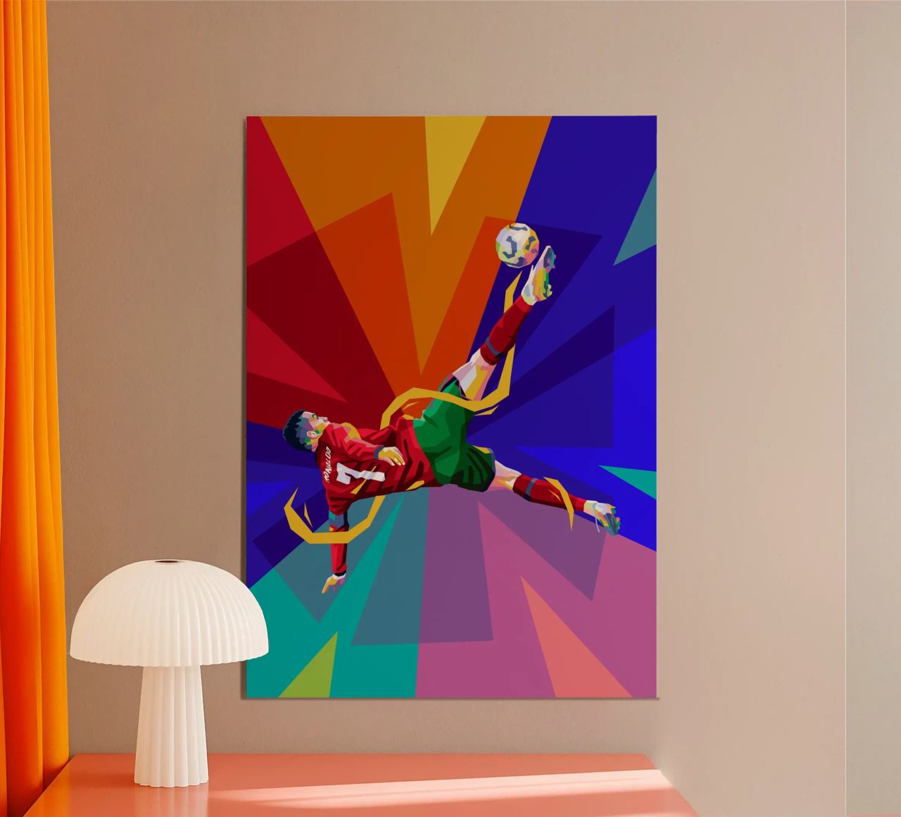 Ronaldo WPAP poster de WPAP MALANG