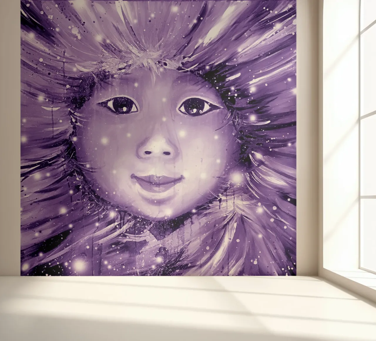 Eskimo-Kind photo wallpaper by Happy 😃 Art 🎨 by Christine Schnoell