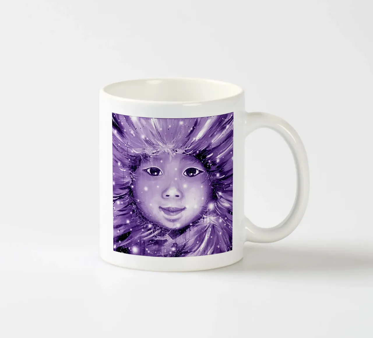 Eskimo-Kind tazza in ceramica da Happy 😃 Art 🎨 by Christine Schnoell
