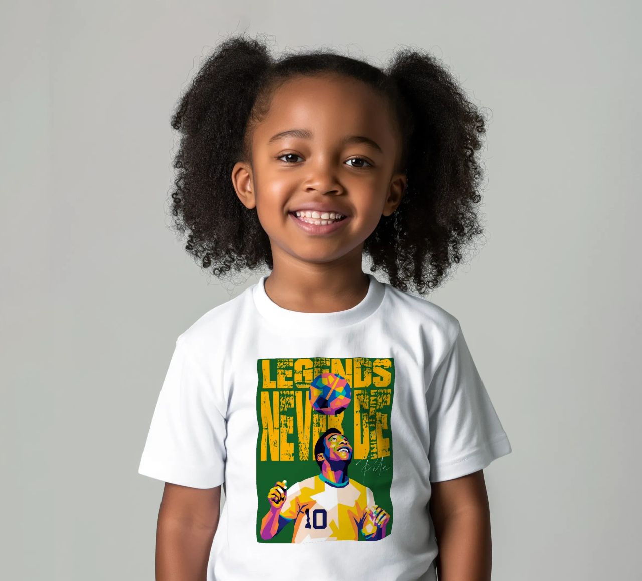 Pele Legend Never Is Die kinder t-shirt van WPAP MALANG
