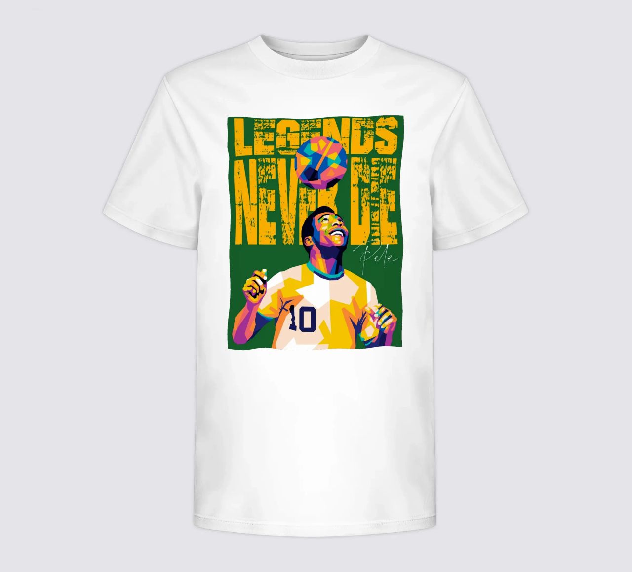Pele Legend Never Is Die kinder t-shirt van WPAP MALANG