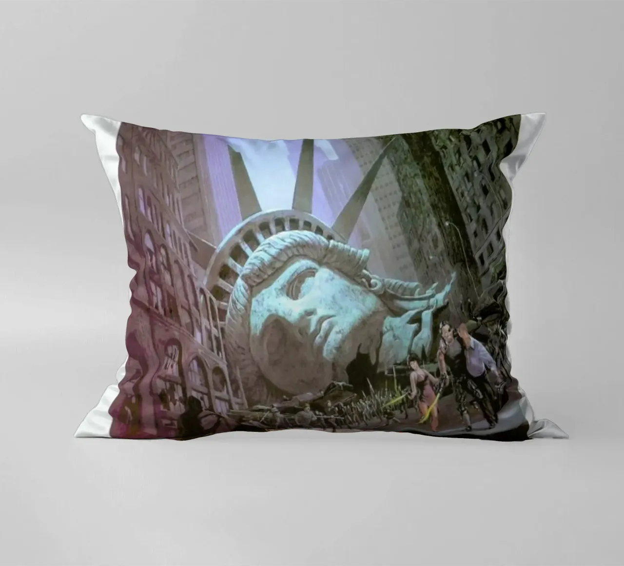 ‘Escape from New York’ Retro Movie Poster cuscino da Gallery Print and Art Limited