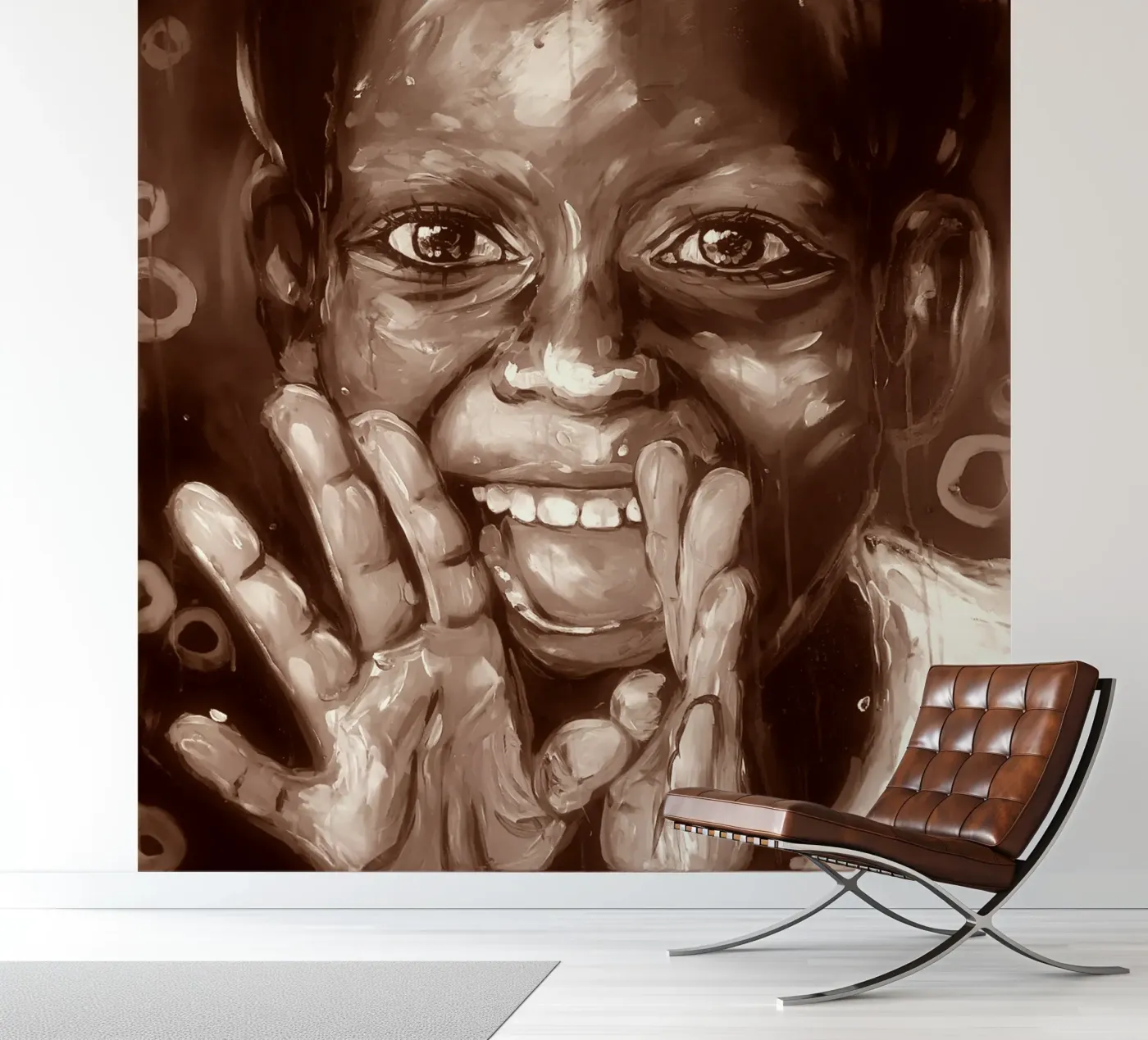 Joy fotobehang van Happy 😃 Art 🎨 by Christine Schnoell