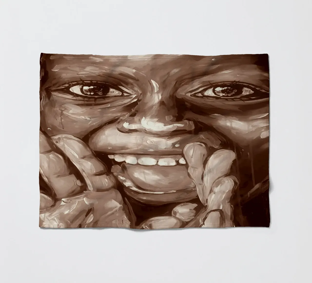 Joy coperta in pile da Happy 😃 Art 🎨 by Christine Schnoell