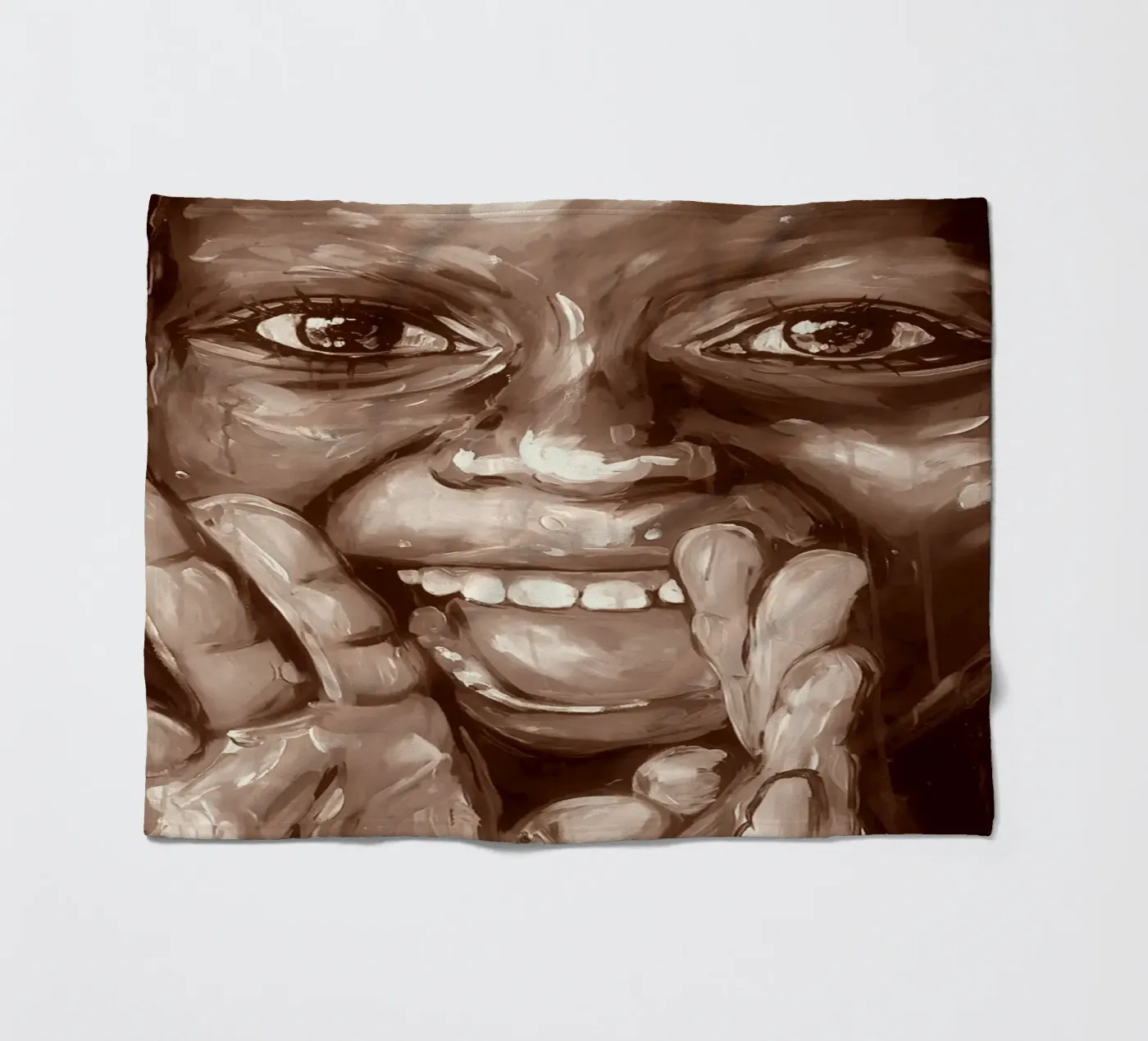 Joy Fleecedecke von Happy 😃 Art 🎨 by Christine Schnoell