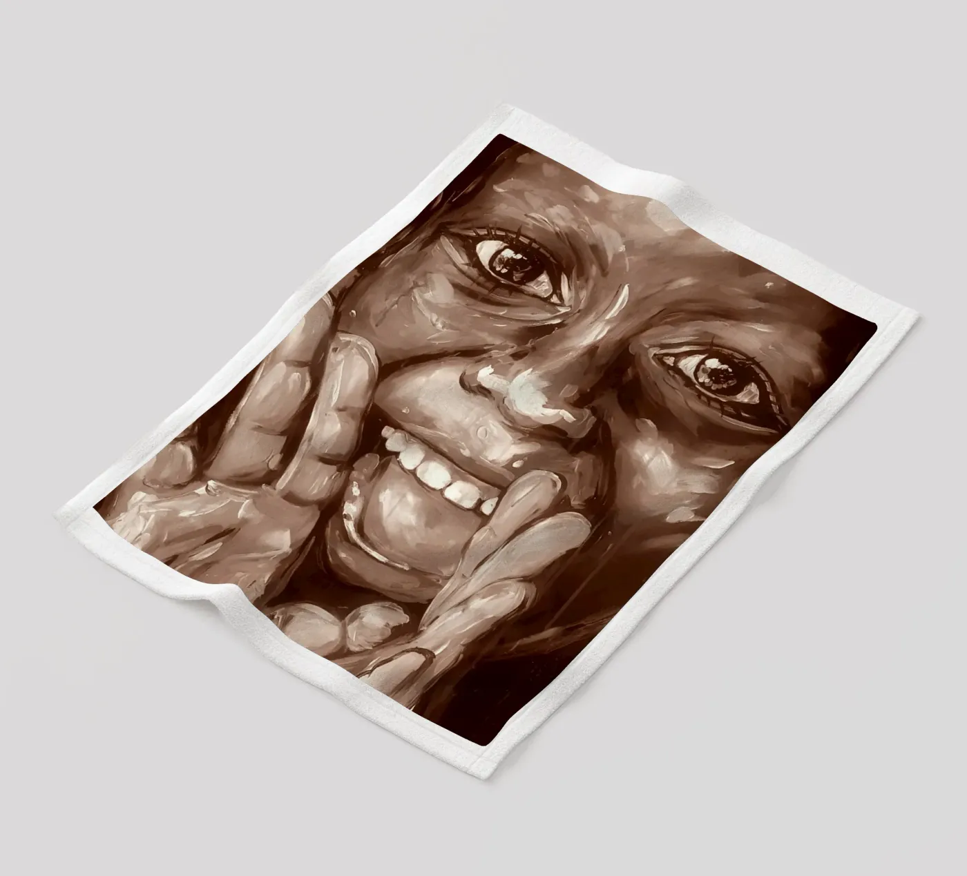 Joy Fleecedecke von Happy 😃 Art 🎨 by Christine Schnoell