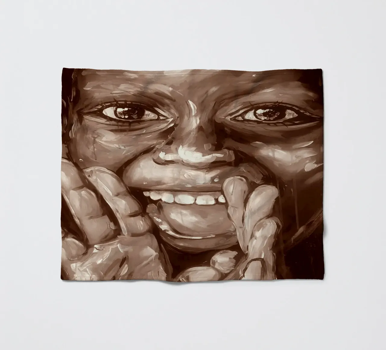 Joy coperta in pile da Happy 😃 Art 🎨 by Christine Schnoell