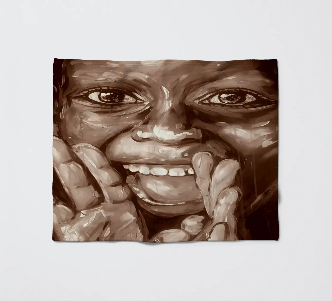 Joy Fleecedecke von Happy 😃 Art 🎨 by Christine Schnoell