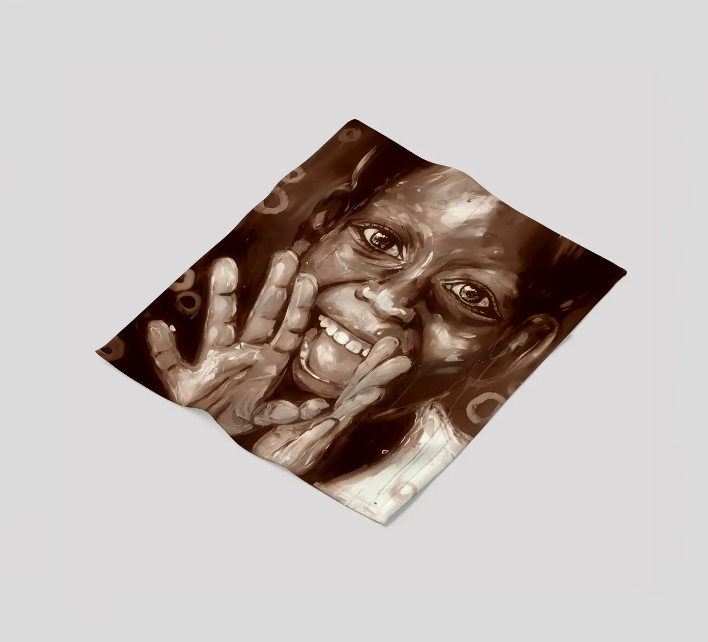 Joy Fleecedecke von Happy 😃 Art 🎨 by Christine Schnoell