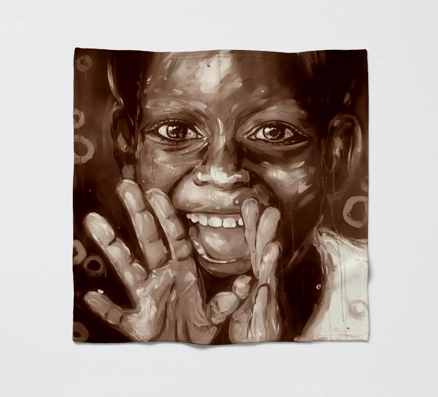 Joy Fleecedecke von Happy 😃 Art 🎨 by Christine Schnoell