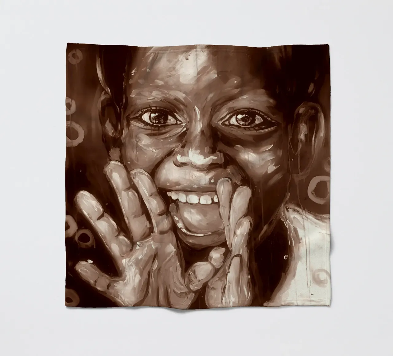 Joy Fleecedecke von Happy 😃 Art 🎨 by Christine Schnoell