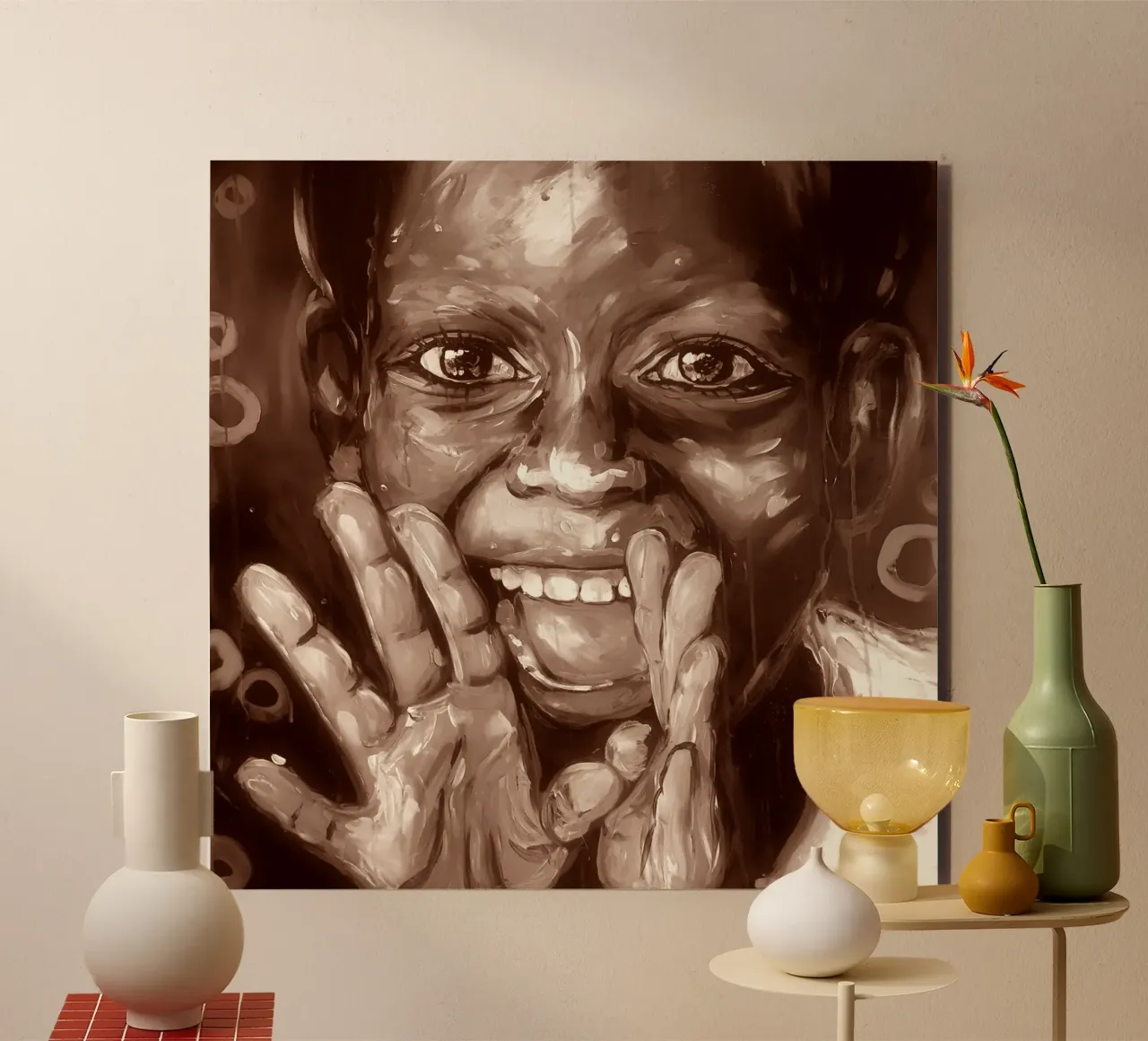 Joy forex plate by Happy 😃 Art 🎨 by Christine Schnoell