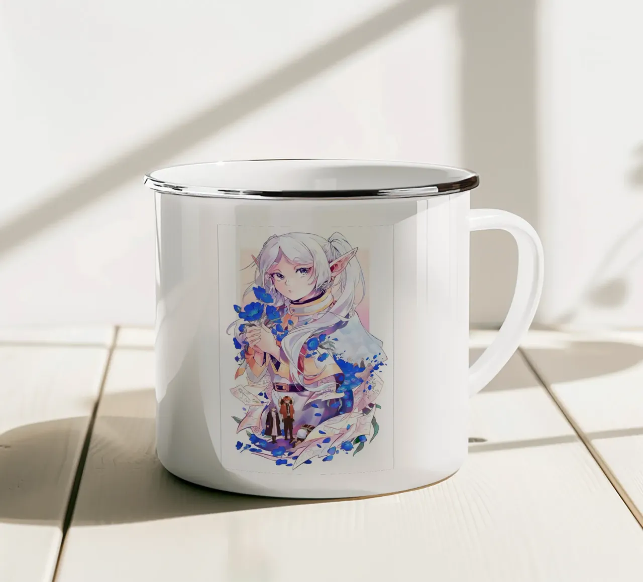 Sousou no Frieren tazza in smalto da Evie Shop