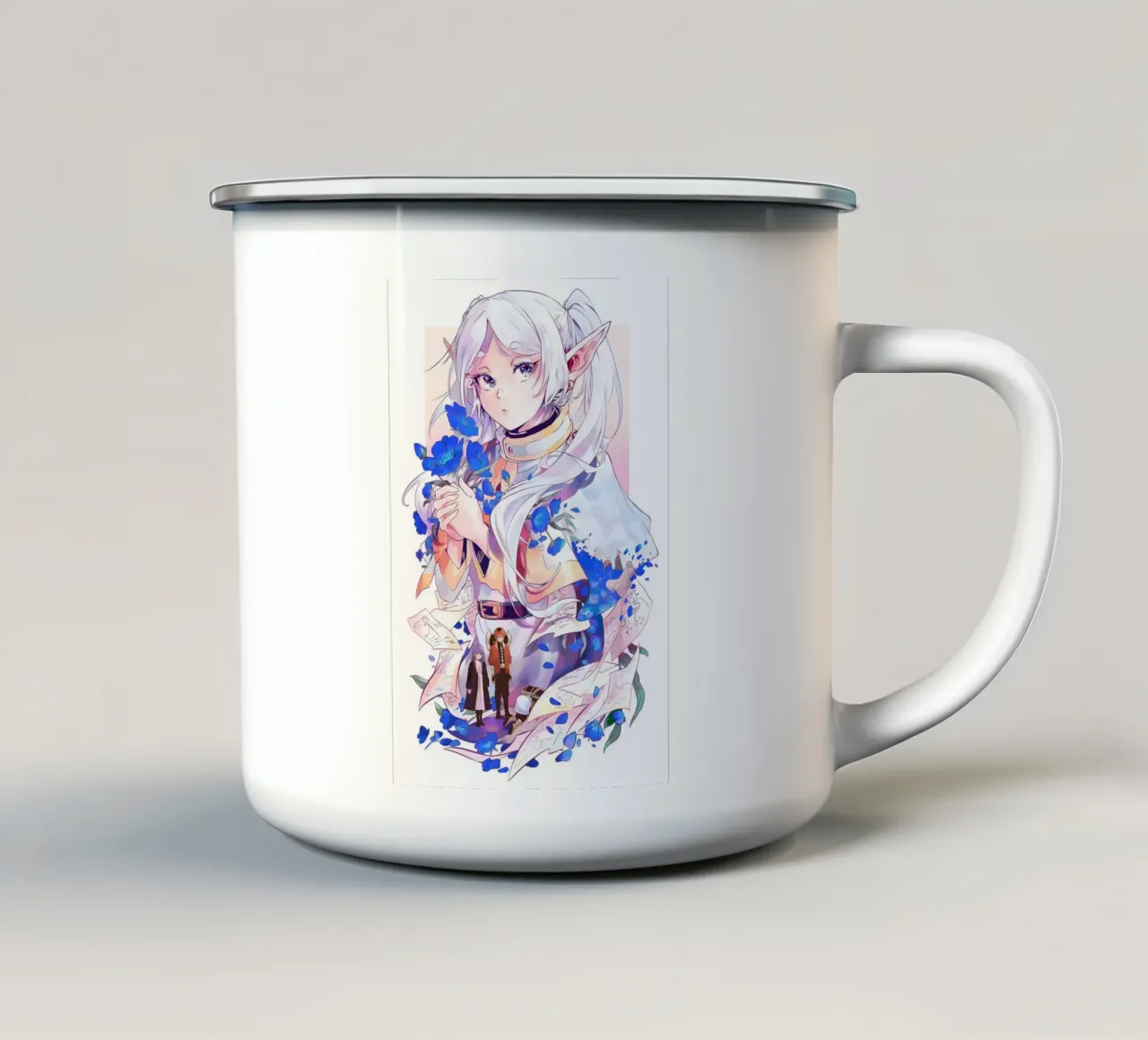 Sousou no Frieren tazza in smalto da Evie Shop