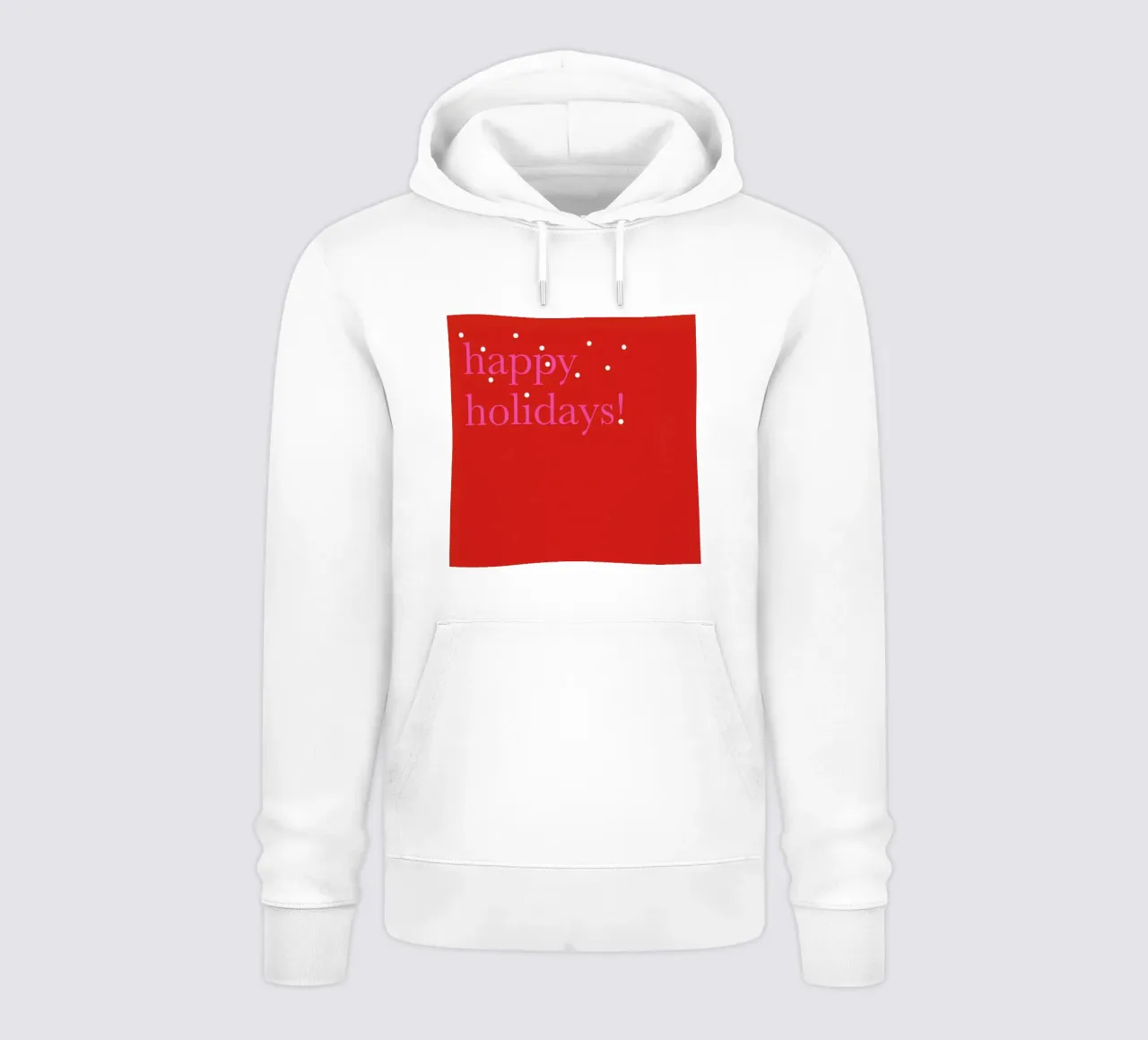 Snowy Happy Holidays felpa con cappuccio da Bo Lundberg