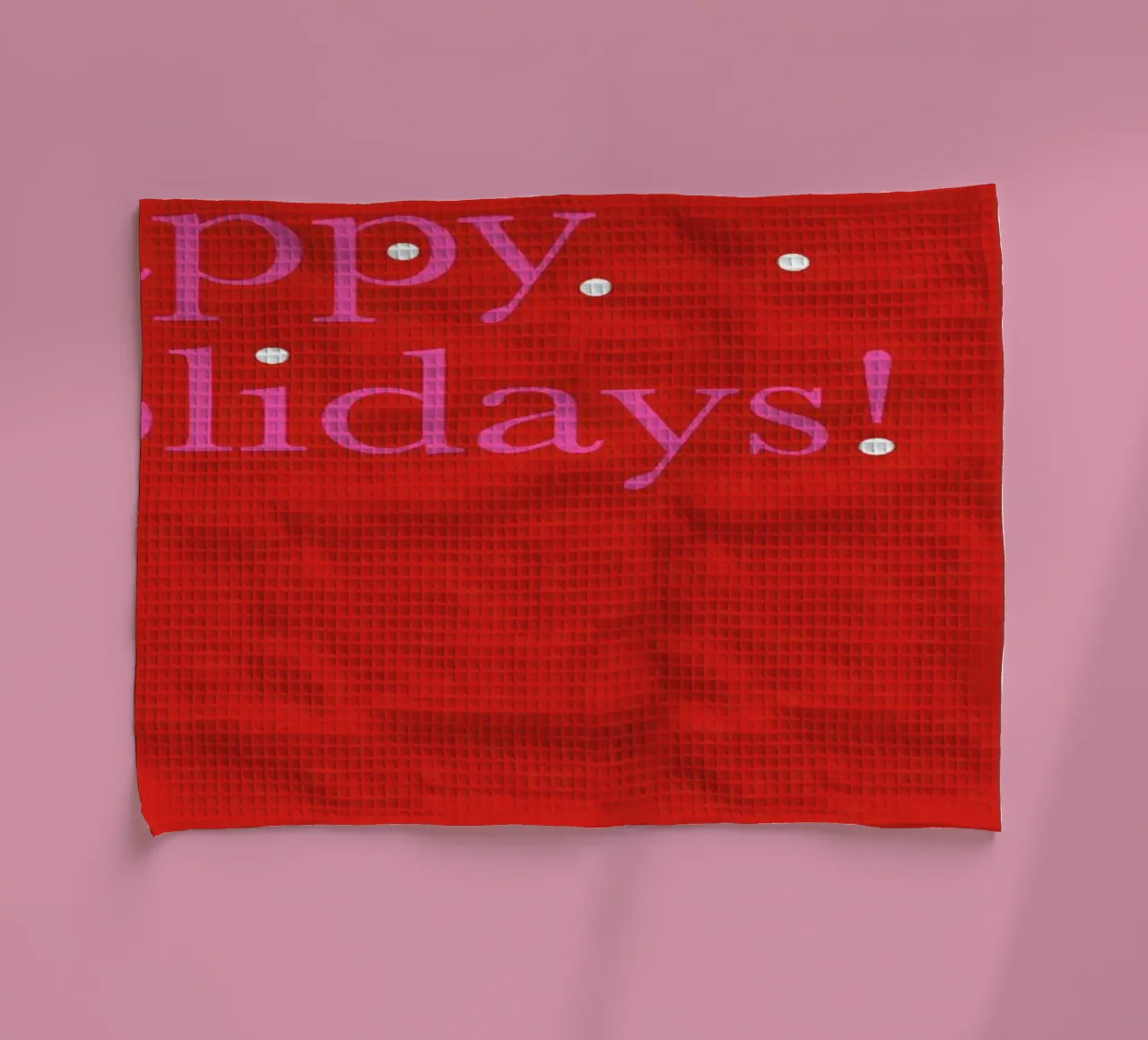 Snowy Happy Holidays canovaccio da cucina da Bo Lundberg