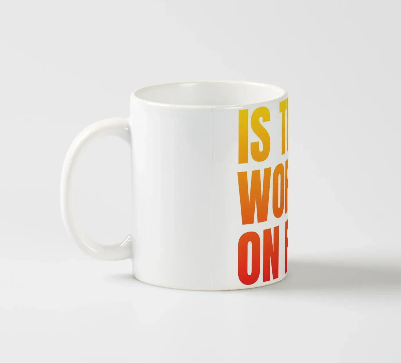 fire ceramic mug by pixelflow