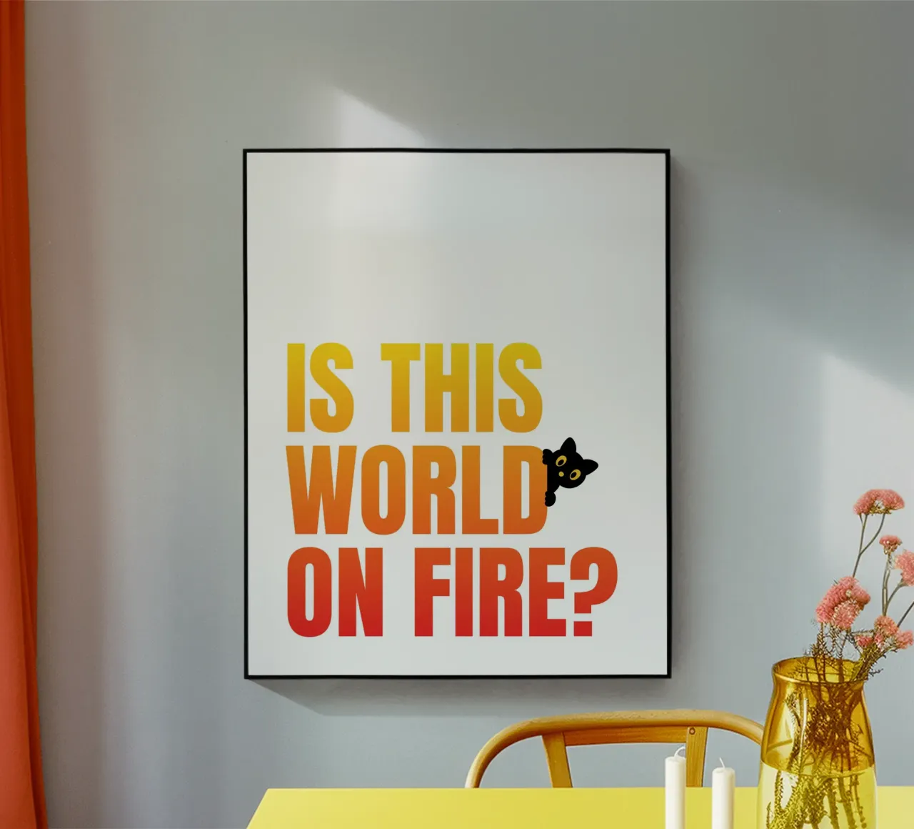 fire plexiglass da Ambition Wall