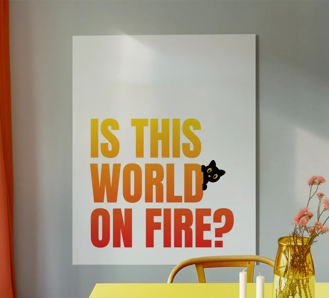 fire plexiglass da Ambition Wall