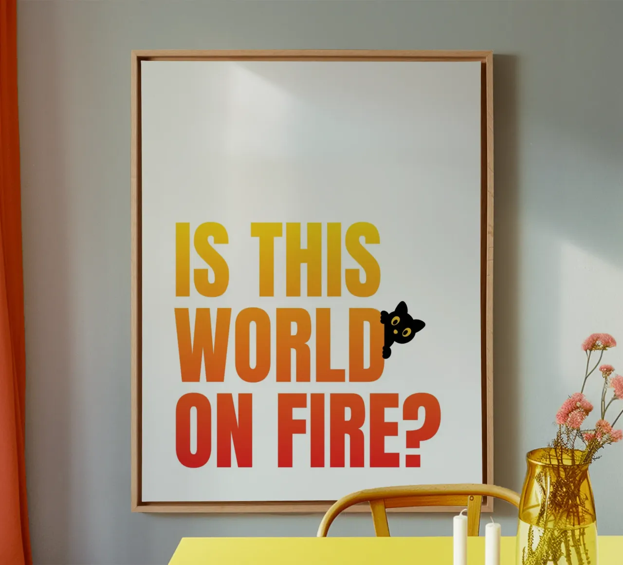 fire tela da Ambition Wall