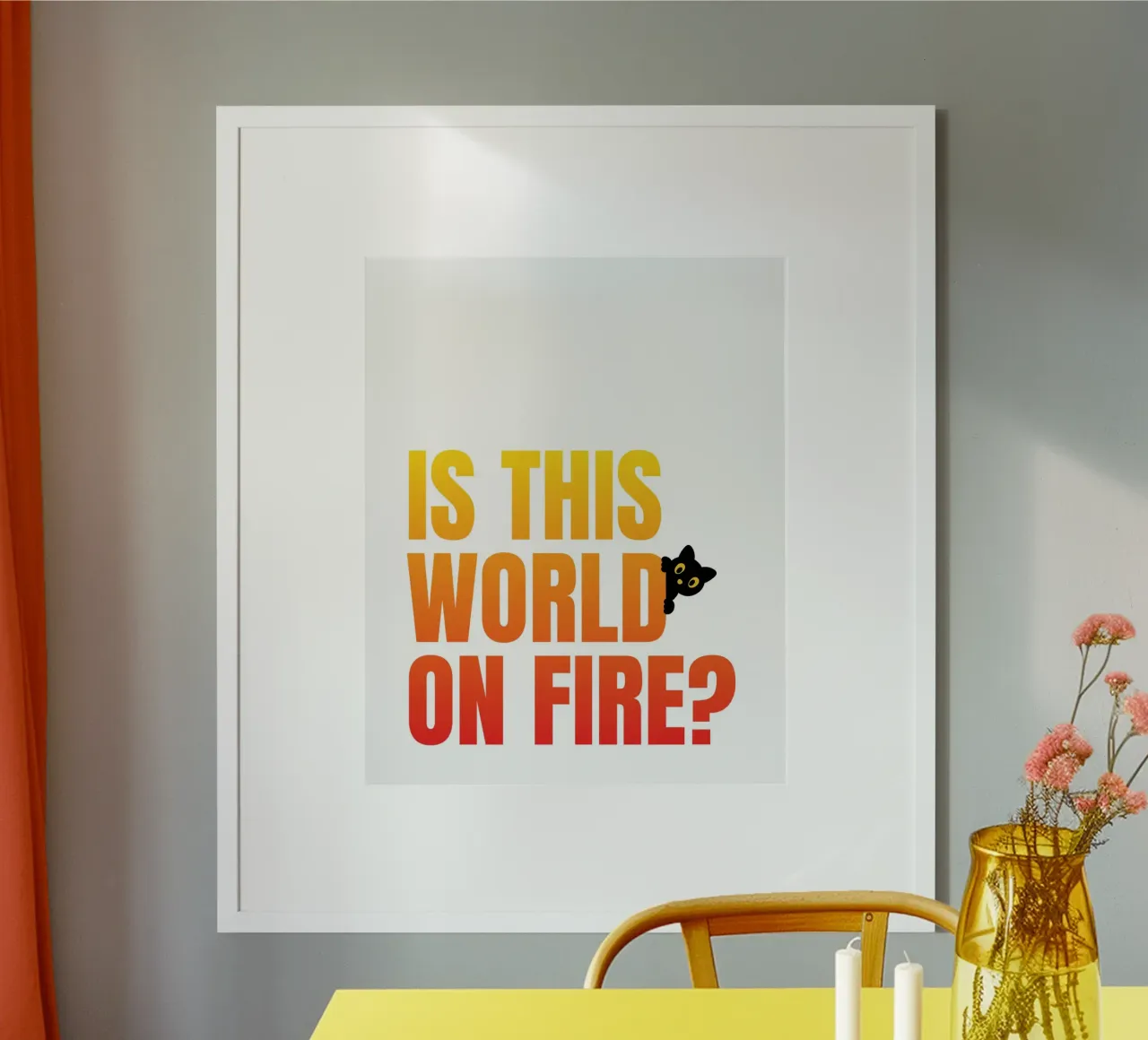 fire poster da Ambition Wall