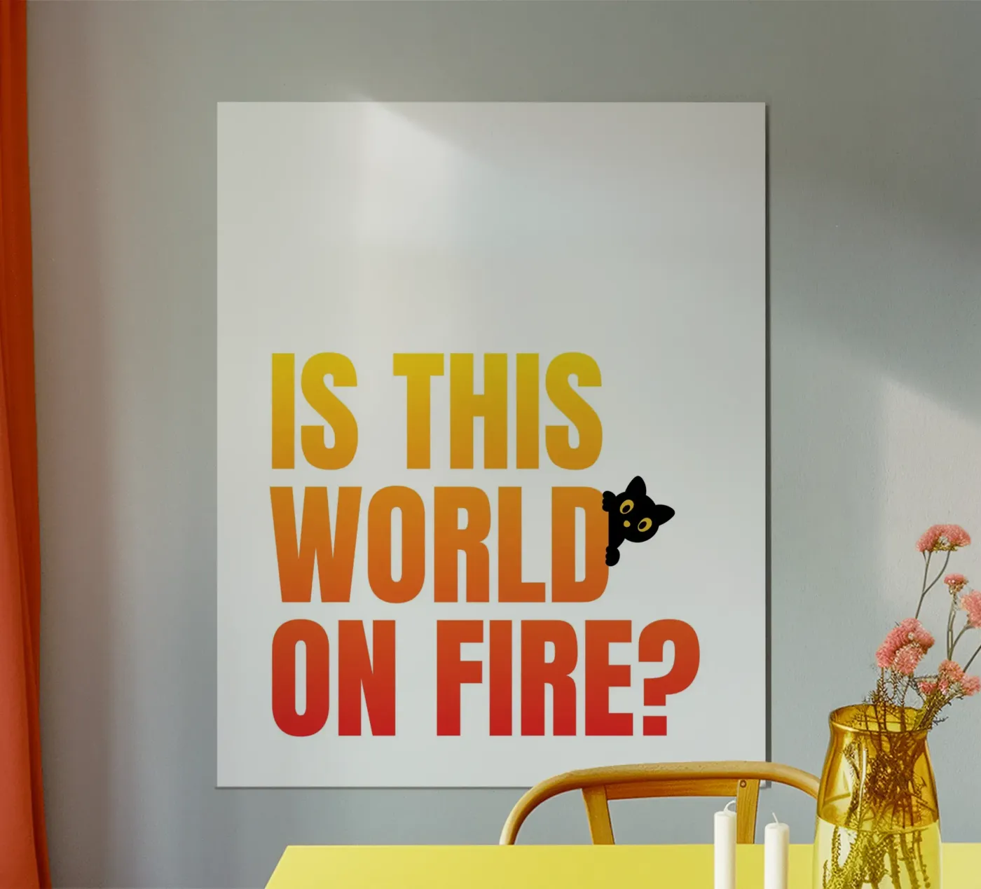 fire poster de pixelflow