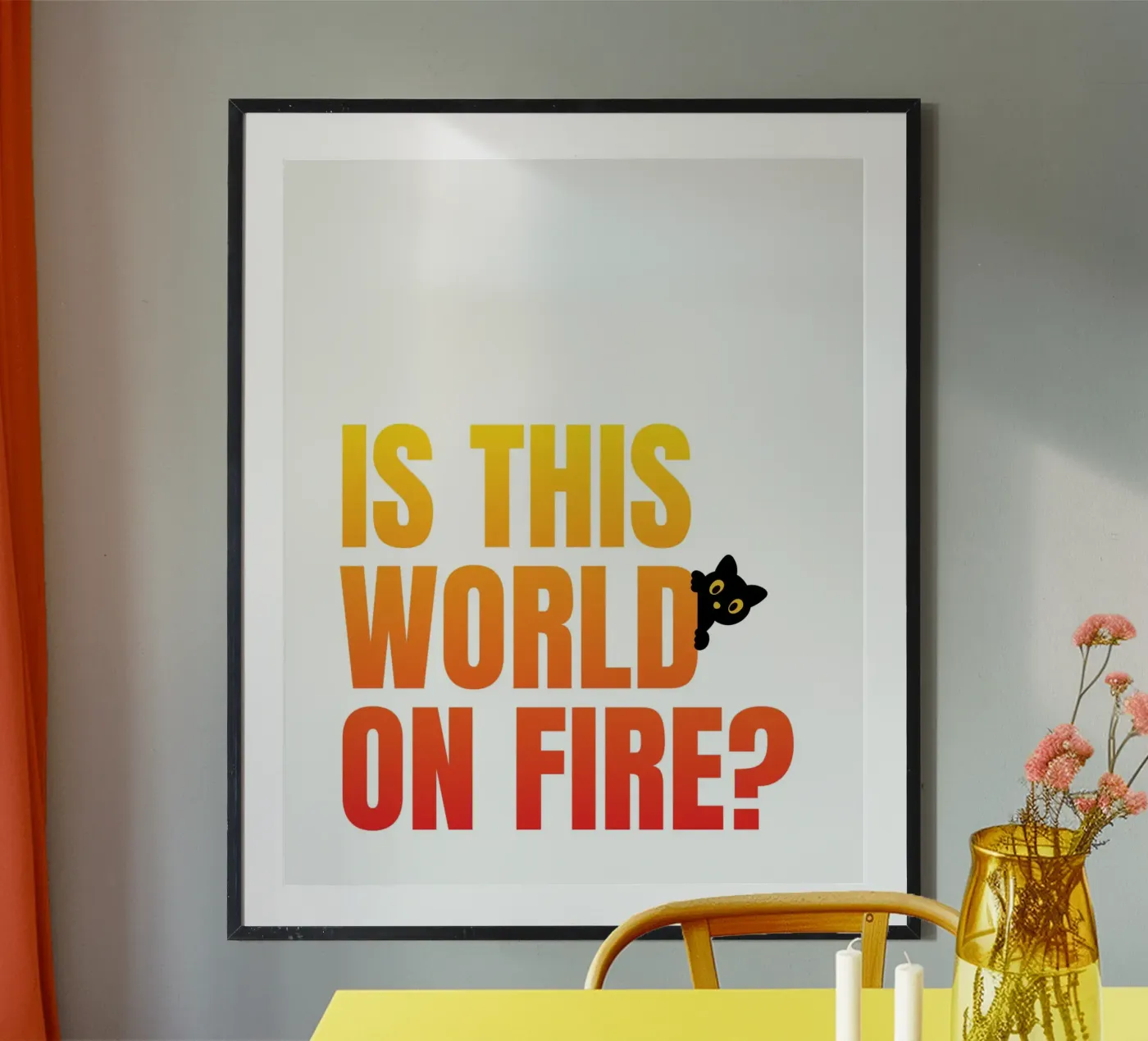 fire poster de pixelflow