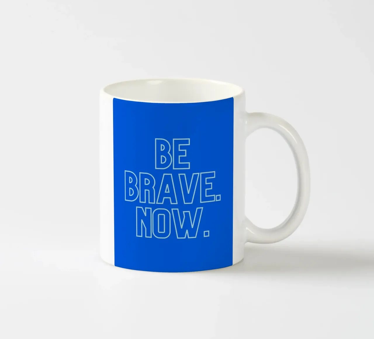 don't wait taza de cerámica de Ambition Wall