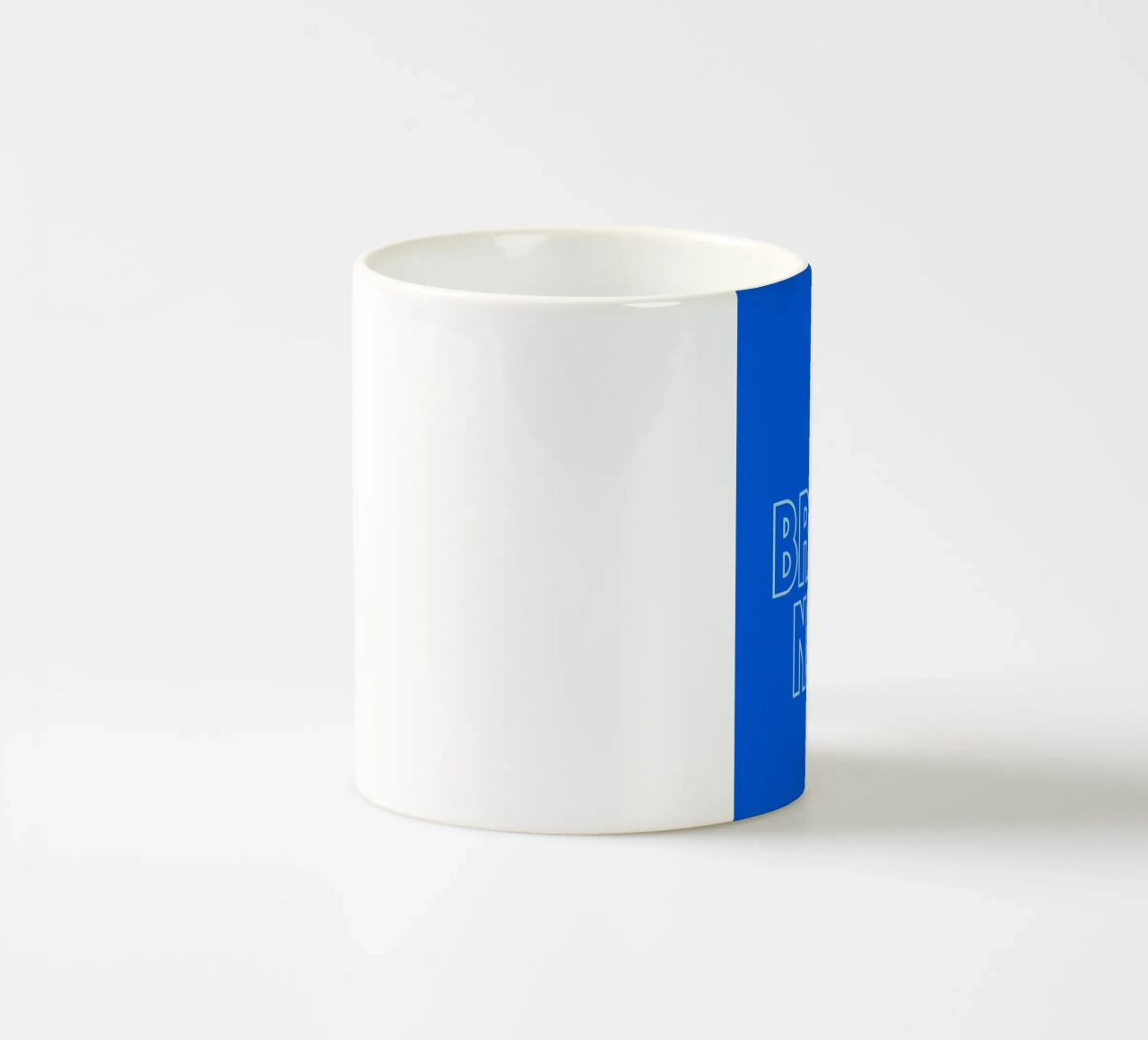 don't wait tazza in ceramica da Ambition Wall