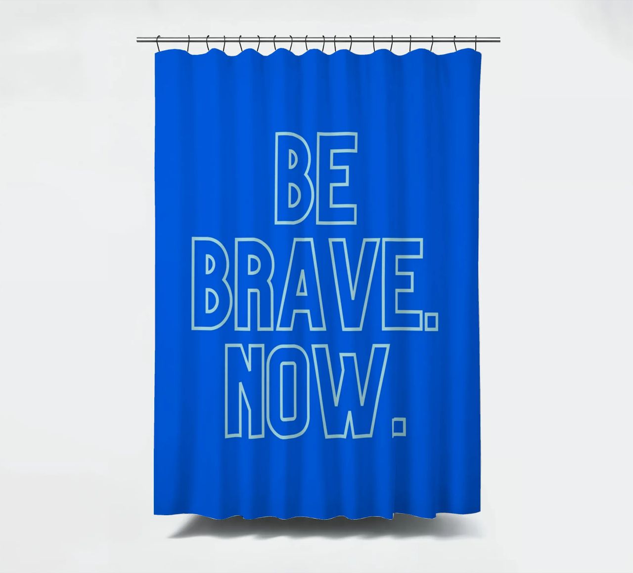 don't wait tenda da doccia da Ambition Wall