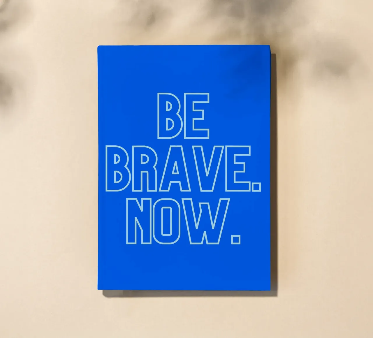 don't wait carnet de notes de Ambition Wall