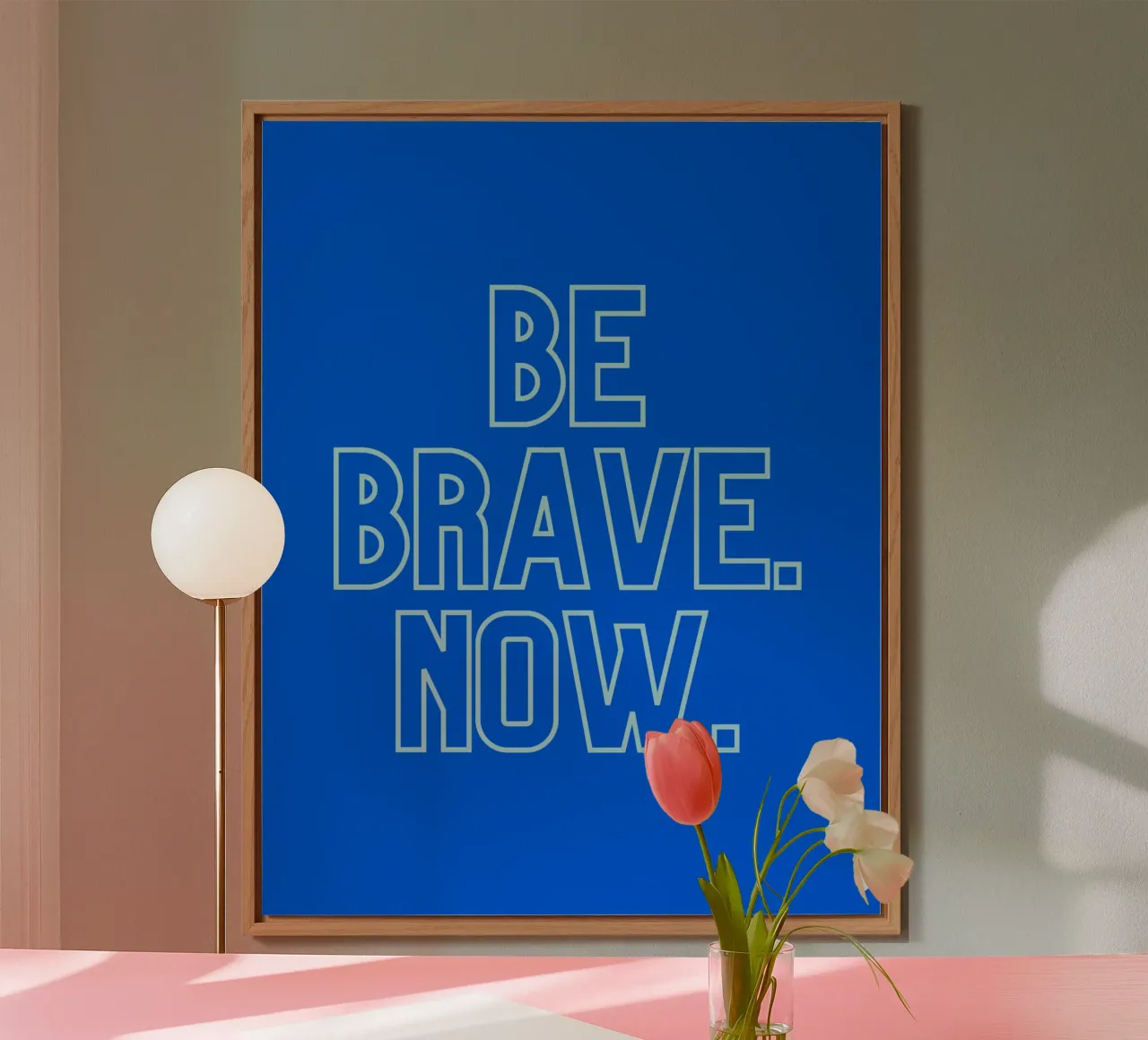 don't wait alluminio dibond da Ambition Wall