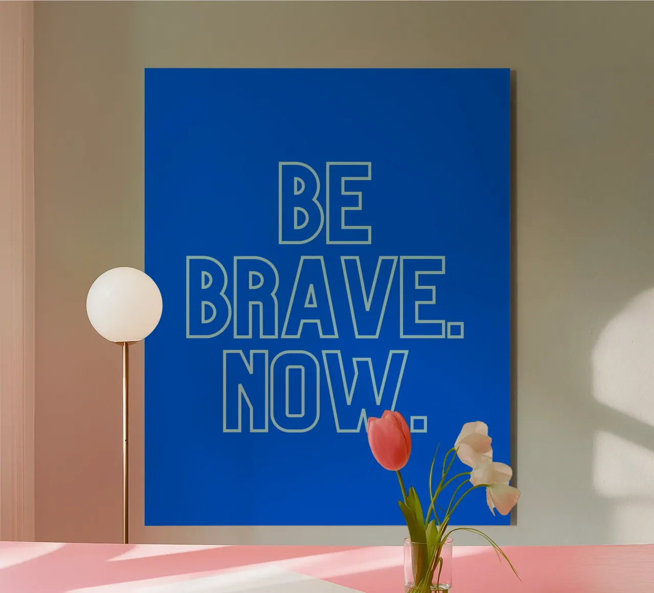 don't wait alluminio dibond da Ambition Wall