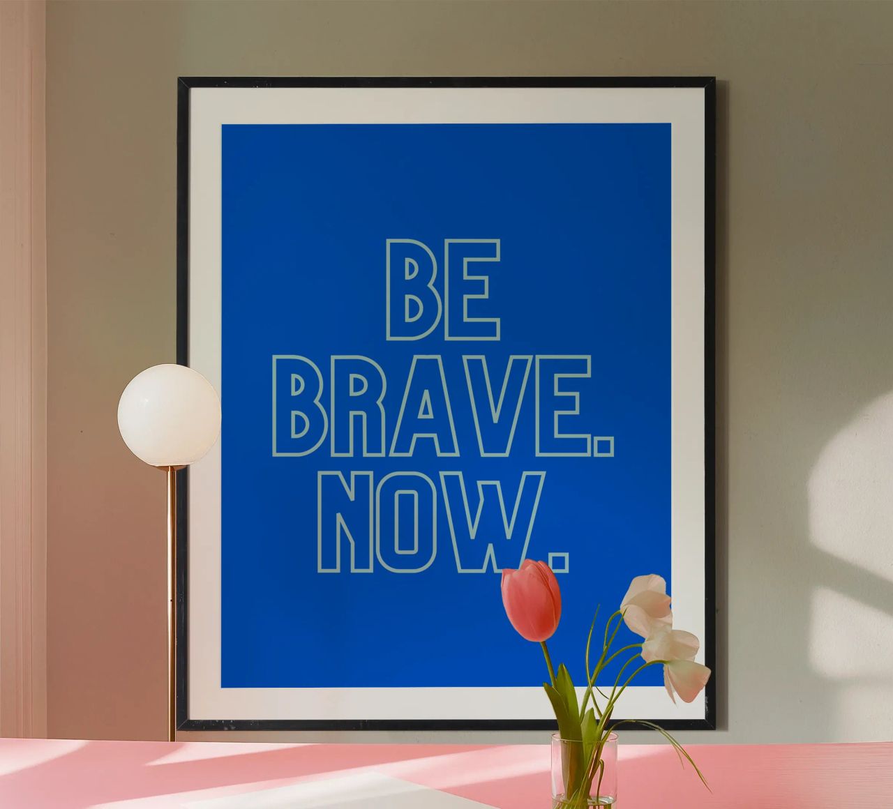 don't wait poster da Ambition Wall
