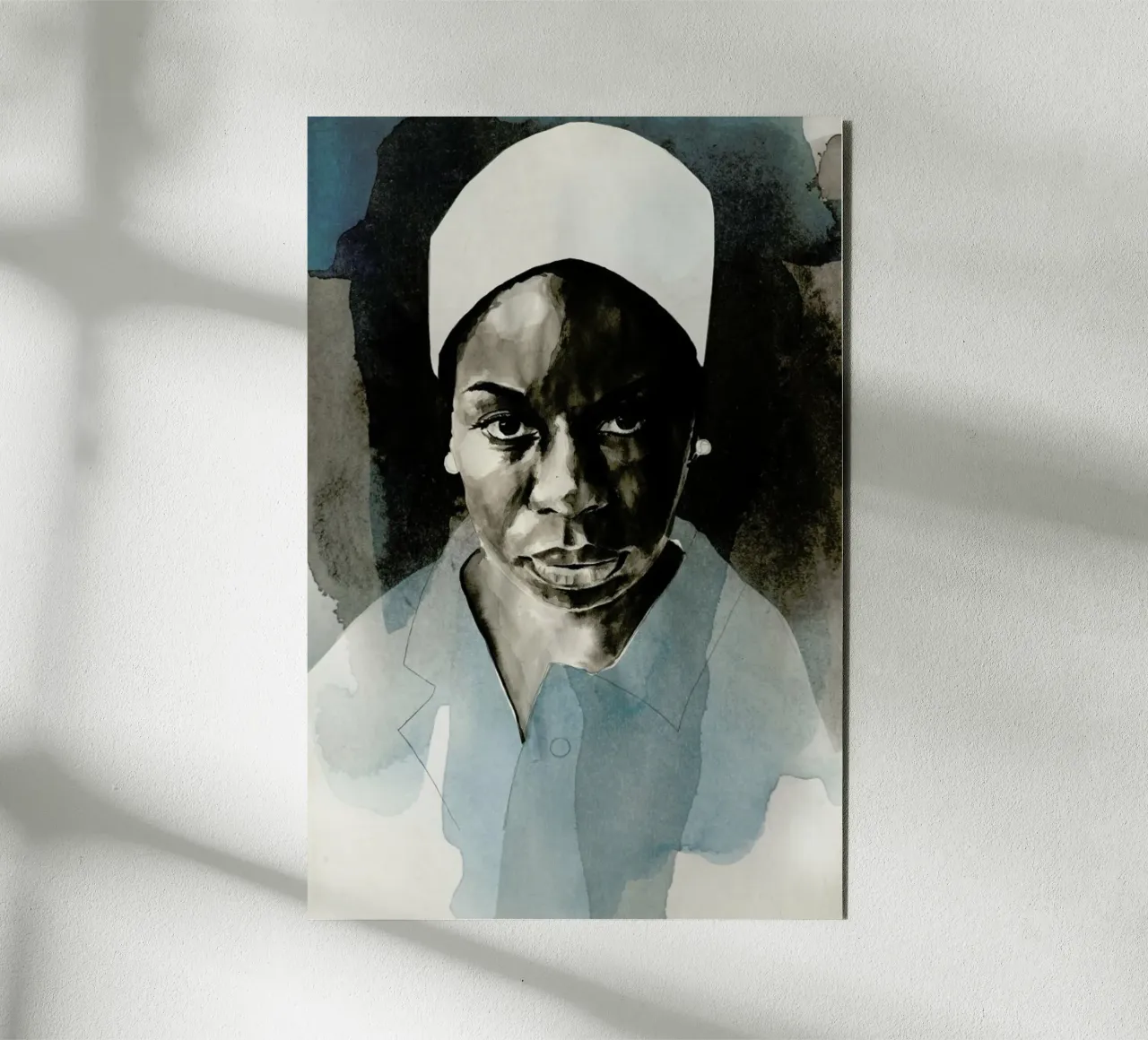 Nina Simone alluminio dibond da David Diehl