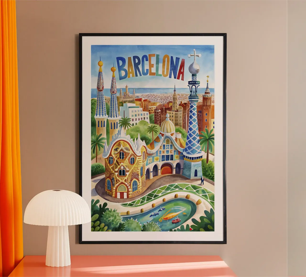 Poster d'epoca di Barcellona poster da 🎁 ARTVI-SHOP