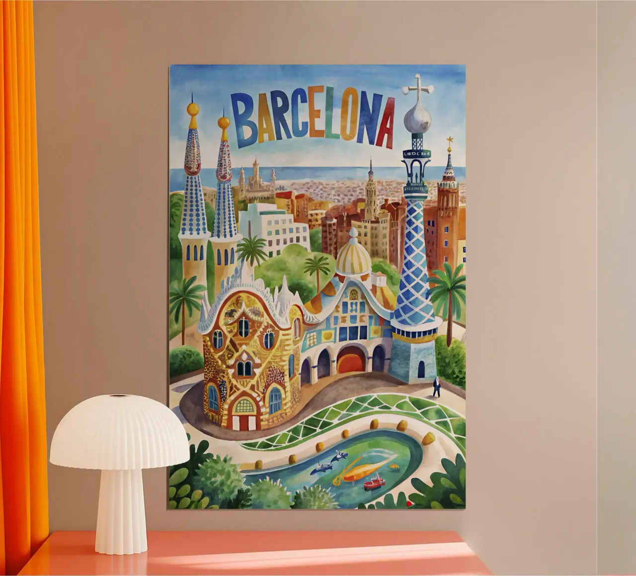 Poster d'epoca di Barcellona poster da 🎁 ARTVI-SHOP